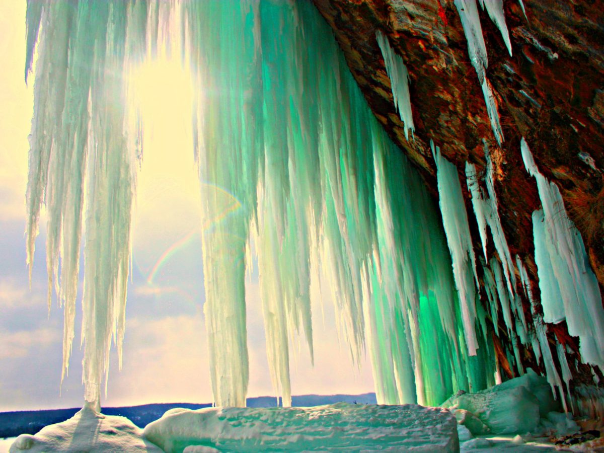 Ice Caves- A Polar Vortex Road Trip - Shalee Wanders