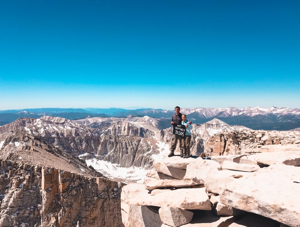 My Whitney Summit Via Mountaineers Route