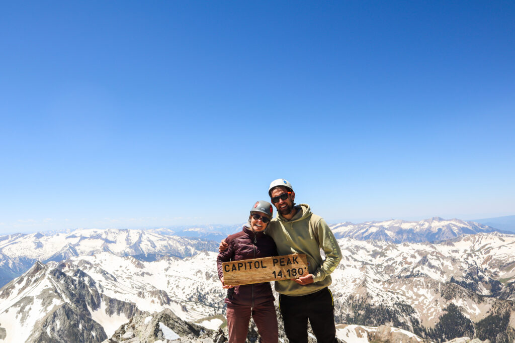 climbing capitol peak colorado 